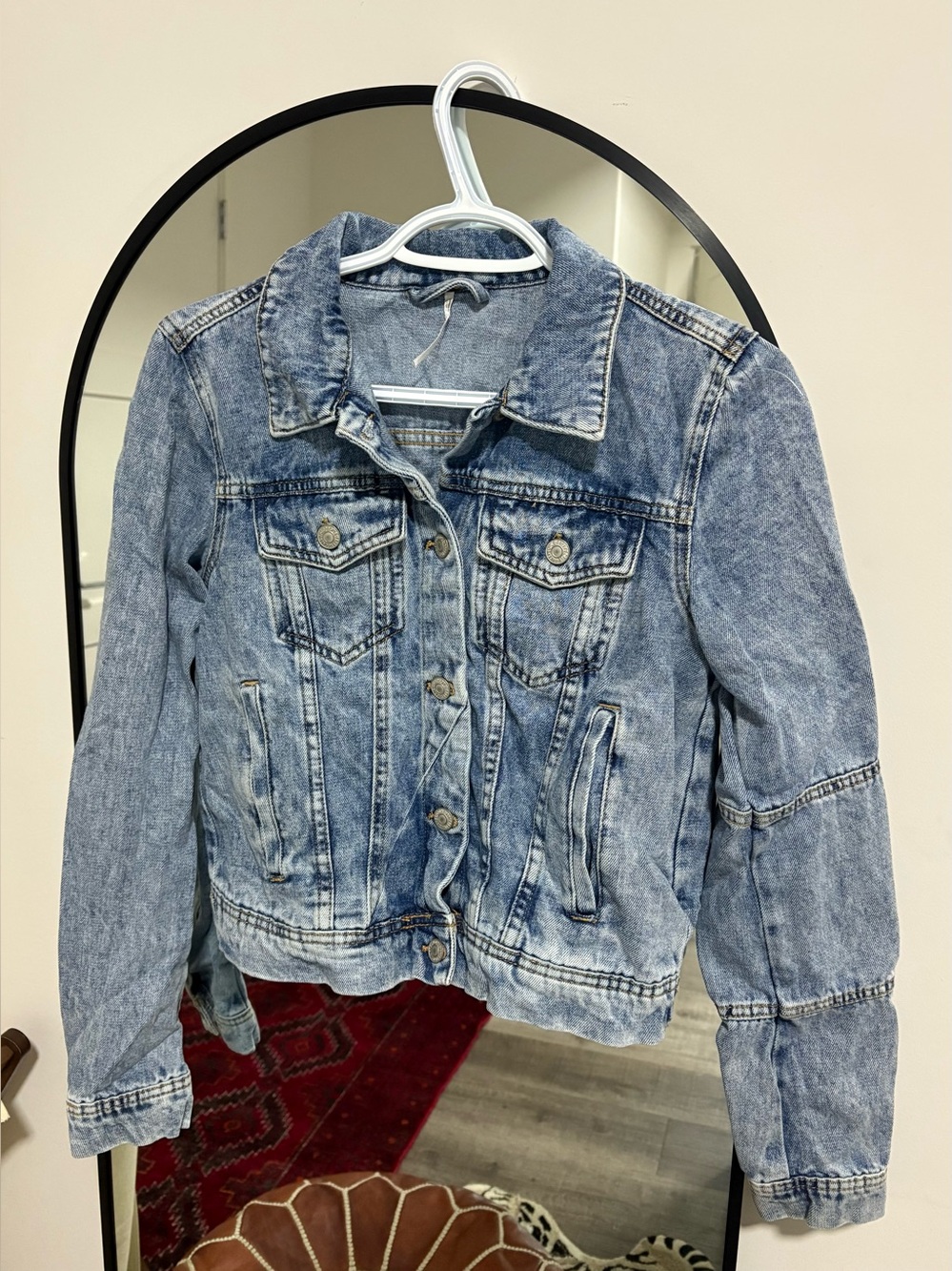 Free People Rumors Denim Jacket Size Small